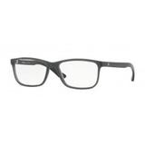 Óculos de Grau Tecnol TN3043 E786 Cinza Lente Tam 56