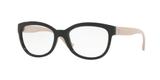 Óculos de Grau Tecnol TN3046 F401 Preto Branco Lente Tam 52