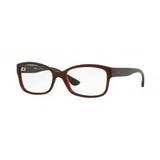 Óculos de Grau Tecnol TN3053 F863 Vermelho Translúcido Lente Tam 53