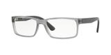 Óculos de Grau Tecnol TN3054 F868 Cinza Translúcido Lente Tam 56