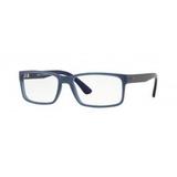Óculos de Grau Tecnol TN3054 F869 Azul Translúcido Lente Tam 56