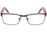 Óculos de Grau Tigor T Tigre VTT044 C2/48 Azul/Vermelho