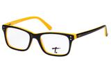 Óculos de Grau Tigor T Tigre VTT082 C1/45 Preto/Amarelo
