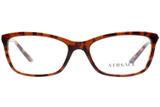 Óculos de Grau Versace VE3186 5077/54 Tartaruga Ambar/Tartaruga