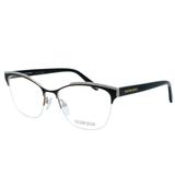 Óculos de Grau Victor Hugo Feminino com Fio de Nylon VH1262S SA8M - Metal e Acetato Preto