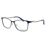 Óculos de Grau Victor Hugo Feminino VH1260 0A60 - Metal Bege e Azul