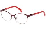 Óculos de Grau Victor Hugo VH1250 0H60/53 Bordô/Vermelho