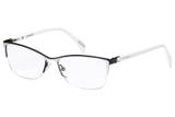 Óculos de Grau Victor Hugo VH1251S 0583/54 Preto/Prata/Branco