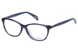 Óculos de Grau Victor Hugo VH1722 06WR/54 Azul Mesclado Transparente