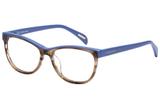 Óculos de Grau Victor Hugo VH1734 0GGU/52 Marrom Mesclado/Azul