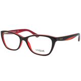 Óculos de Grau Vogue Feminino VO2961 2312 - Acetato Vermelho