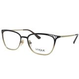 Óculos de Grau Vogue Feminino VO4103 997 - Metal Marrom e Dourado Degradê