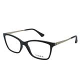 Óculos de Grau Vogue Feminino VO5043L W44 - Acetato Preto e Metal Dourado