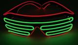 Óculos de LED para Festas, Casamentos, Baladas - Lente Persiana - Nectar store