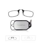 Óculos de leitura ThinOptics + Estojo de Chaveiro e Armação, +1.50