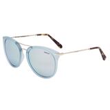 Óculos De Sol Azul Fosco E Dourado Brilho Linda C0095I6780 Colcci