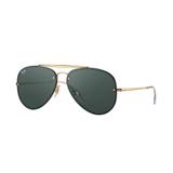 Óculos de Sol Blaze Aviator Verde/Dourado 58-13 Ray-Ban - Ray ban