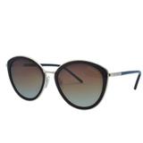 Óculos De Sol Bulget Feminino Polarizada Bg5142 T04 - Acetato Preto E Metal Dourado