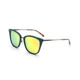 Oculos De Sol Colcci C0072 Azul Fosco Com Dourado Antique Marrom
