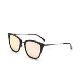 Oculos De Sol Colcci C0072 Preto Fosco Com Prata Antique L Azul F