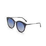 Oculos De Sol Colcci C0074 Cobre Brilho Com Preto Fosco L Azul D