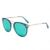 Óculos De Sol Colcci Verde Turquesa E Preto Com Dourado Modelo C0095k6313