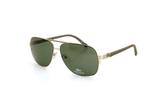 Óculos De Sol Masculino Lacoste Metal Proteção UV Dourado