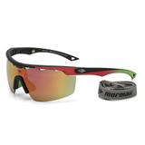 Óculos de sol Mormaii athlon nxt infantil preto emborrachado