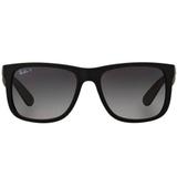 Óculos de Sol Polarizado - Ray-Ban Justin 4165L T3 57 - Tam. 57 - Preto - Ray ban
