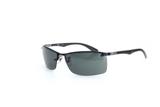 Óculos de Sol Ray Ban Armação Metal Logo nas Laterais Preto - Ray-ban