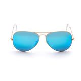 Óculos De Sol Ray-Ban Aviador Modelo Rb3025 112/17 Tamanho 58 Lente Azul - Ray ban