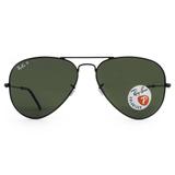Óculos De Sol Ray Ban Aviator Polarizado Rb3025l 002/58-62