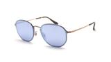 Óculos De Sol Ray Ban Blaze Hexagonal Rb3579n 90351u/58 Bronze Espelhado Violeta