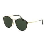 Óculos De Sol Ray Ban Blaze Round Rb3574n Dourado - 001/71 - 59