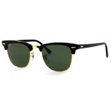 Óculos De Sol Ray Ban Clubmaster Classic Rb3016L W0365 51 Preto 51