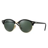 Óculos De Sol Ray-Ban Clubround Preto/Verde 51-19 - Ray ban