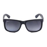 Óculos De Sol Ray Ban Justin Rb4165 Preto Lente Polarizada