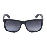 Óculos De Sol Ray Ban Justin Rb4165 Preto Lente Polarizada
