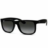 Óculos De Sol Ray Ban Justin Rb4165L 622 T3 55 Polarizado Preto Original