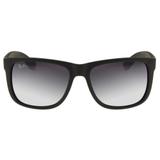 Óculos De Sol Ray Ban Justin Rb4165l Preto - 601/8g - 54