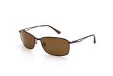Óculos de Sol Ray Ban Masculino Proteção UV Metal Marrom - Ray-ban