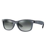 Óculos De Sol Ray Ban New Wayfarer Gradiente Cinza 55-18