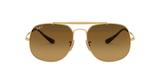 Óculos de sol ray ban rb3561 general marrom