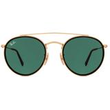 Óculos De Sol Ray Ban Round Double Bridge Rb3647n 001-51
