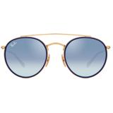 Óculos De Sol Ray Ban Round Double Bridge Rb3647n 001/9u-51