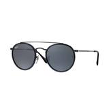 Óculos De Sol Ray Ban Round Rb3647N Preto