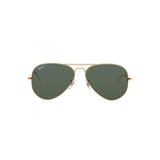Óculos De Sol RayBann Aviator Rb3025L 001 58 62 Polarizado Dourado 62 - Ray ban