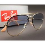 Óculos De Sol RayBann Blaze Aviator Rb3584N 001 19 61 Dourado 61 - Ray ban