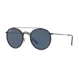 Óculos De Sol RayBann Round Rb3647N Preto - Ray ban