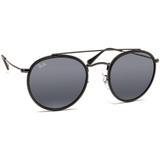 Óculos de Sol Round RB3647 Preto - U / 1 / 0 - Vision